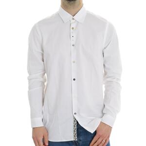 CAMICIA CONTRASTI SSEINSE BIANCO